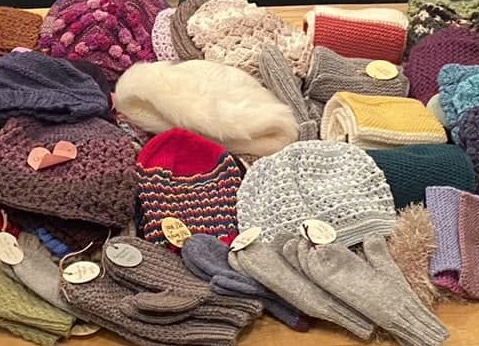 Handmade winter gear made by Stitched Together