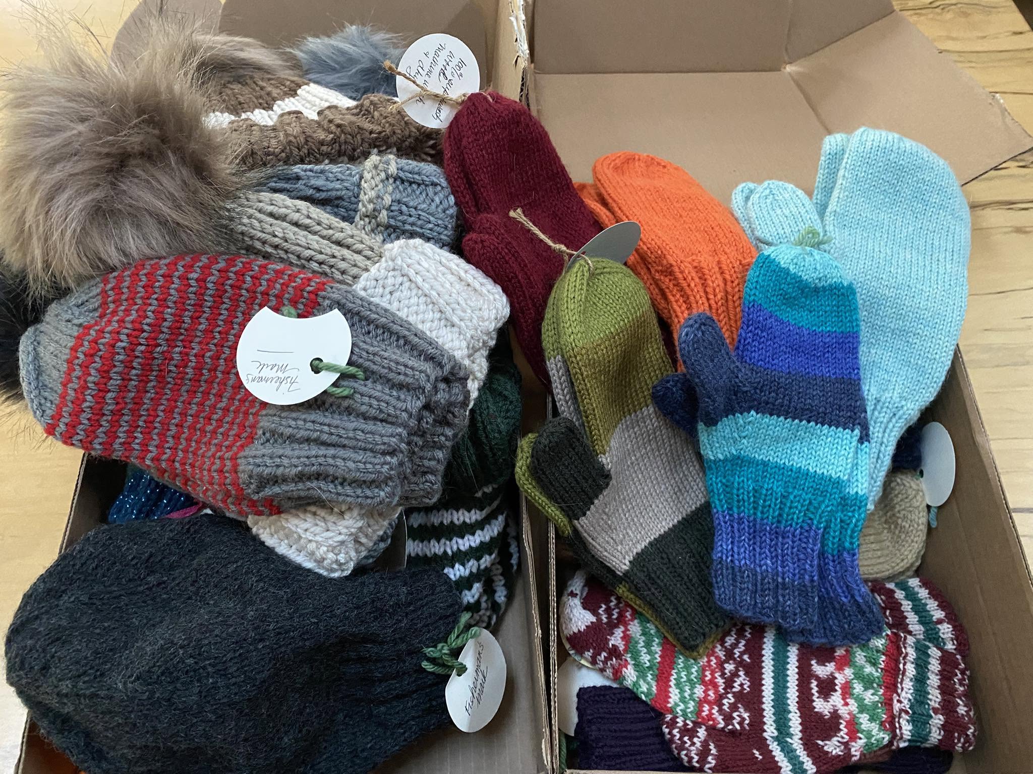 Handmade winter gear made by Stitched Together